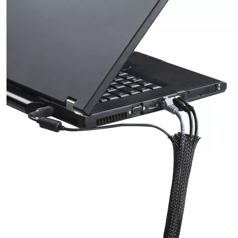 Hama 00220995 kabelių mova Universal Cable sleeve Juoda 1 vnt.