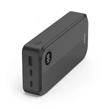Hama 00201755 nešiojamas įkroviklis LiPo 20000 mAh juodas