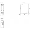 Siemens SIMATIC ET 200SP relių modulis NO, 4 x 120 V DC, 6ES7132-6HD01-0BB1