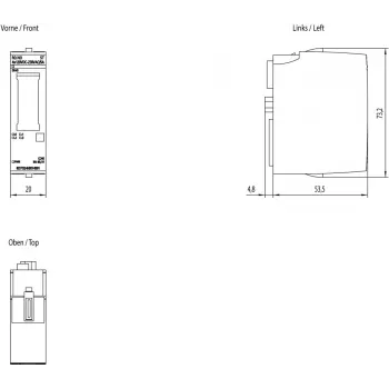 Siemens 6ES7132-6HD01-0BB1 maitinimo adapteris / keitiklis