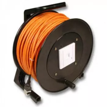 Techly 50m Cat6A S/FTP RJ-45 tinklo kabelis oranžinis