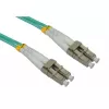 EFB-Elektronik Duplex šviesolaidinis jungiamasis kabelis LC-LC 50/125 µm OM3 LSZH, 15 m, turkio spalvos, O0312.15