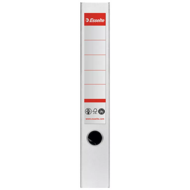 Esselte Lever Arch File No.1, 100% perdirbtas kartonas, A4, saugojimas, kartonas, balta, 350 lapų, 80 g/m²