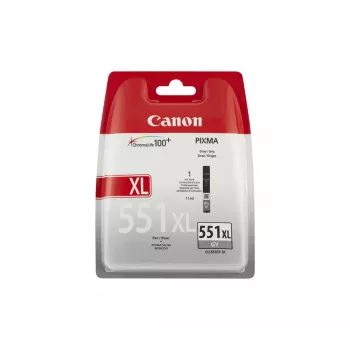 Canon CLI-551XL GY originali kasetė su pigmentiniu rašalu, didelės talpos (XL), pilka, 1 vnt.