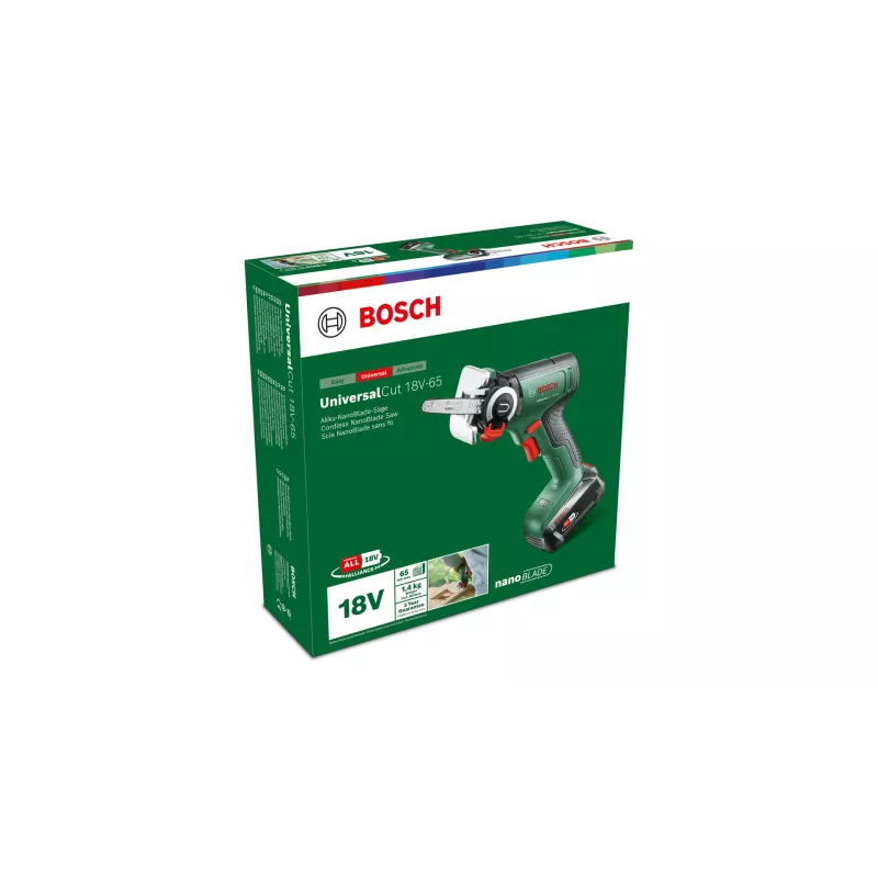 Bosch UniversalCut 18V-65 belaidis pjūklas 8000 spm 1 kg