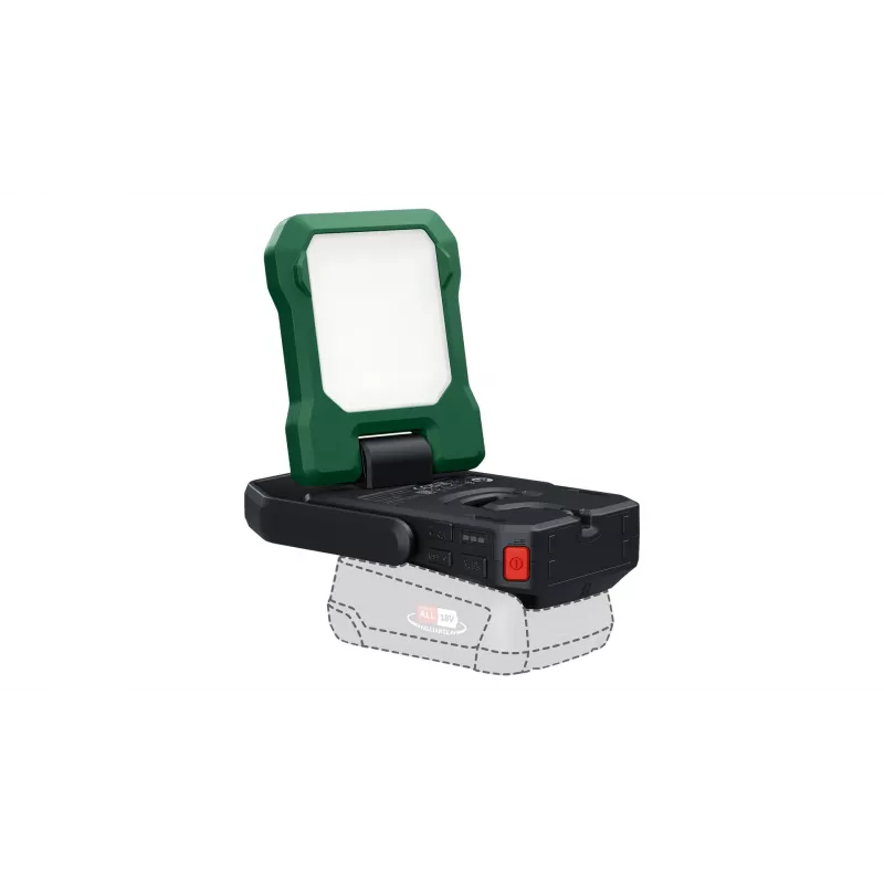 Bosch EasySpotLight 18V-400 juodas, žalias universalus prožektorius LED