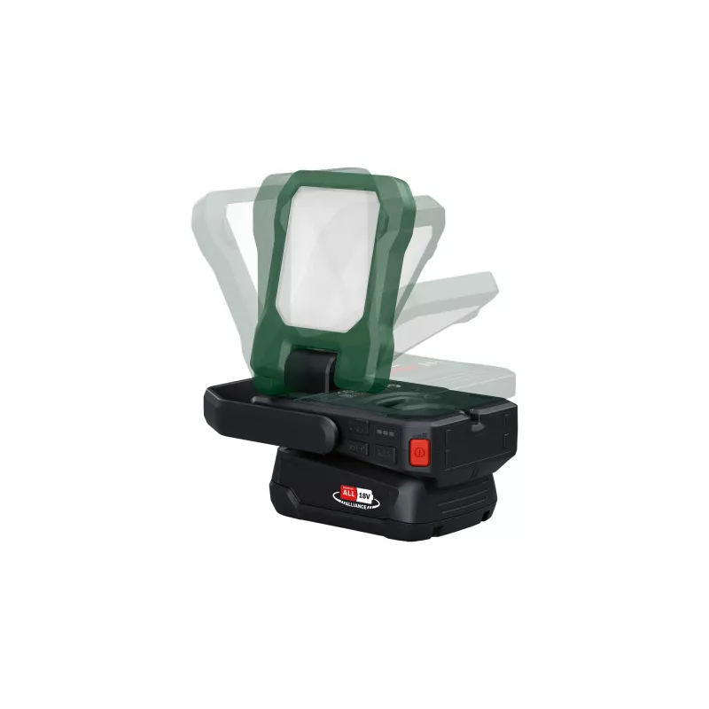 Bosch EasySpotLight 18V-400 juodas, žalias universalus prožektorius LED