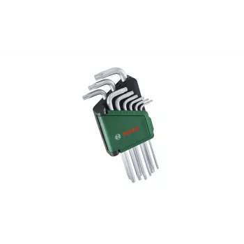 Bosch 1 600 A02 Z9C L-torx raktų rinkinys TX8–TX40, 9 dalių