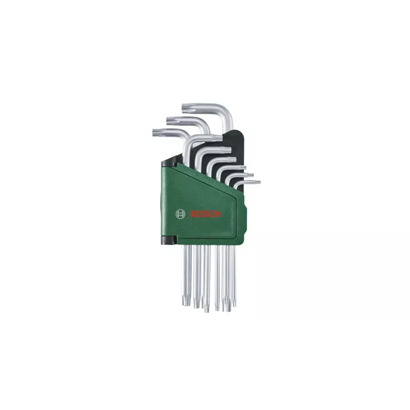 Bosch 1 600 A02 Z9C L-torx raktų rinkinys TX8–TX40, 9 dalių