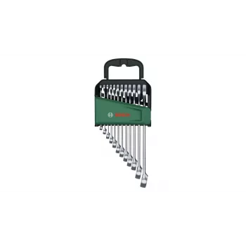 Bosch 1 600 A02 Z9D veržliarakčių rinkinys, 12 dalių, 6–19 mm, nerūdijantis plienas, chromo-vanadžio plienas