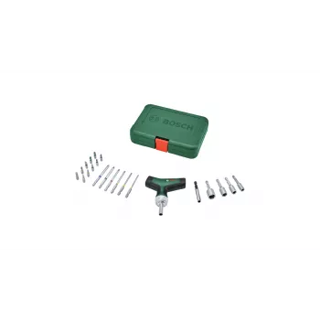 Bosch 1 600 A02 Z9T Daugiafunkcis atsuktuvas su keičiamais antgaliais T formos rankena
