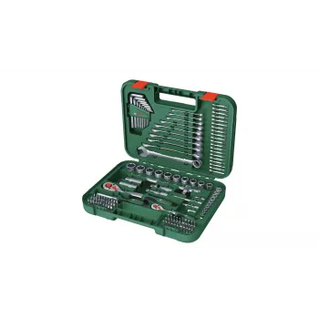 Bosch 1 600 A02 Z9B kombinuotųjų veržliarakčių rinkinys, 132 įrankiai