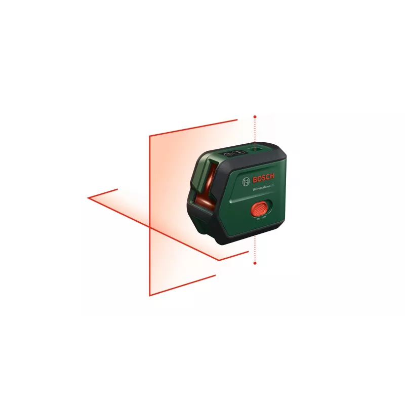 Bosch linijinis nivelyras 12 m 630-650 nm
