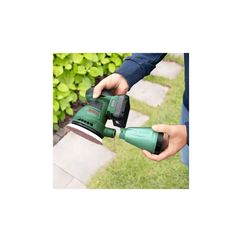 Bosch UniversalOrbit 18V-20 Orbitinis šlifuoklis 23000 OPM Juoda, Žalia