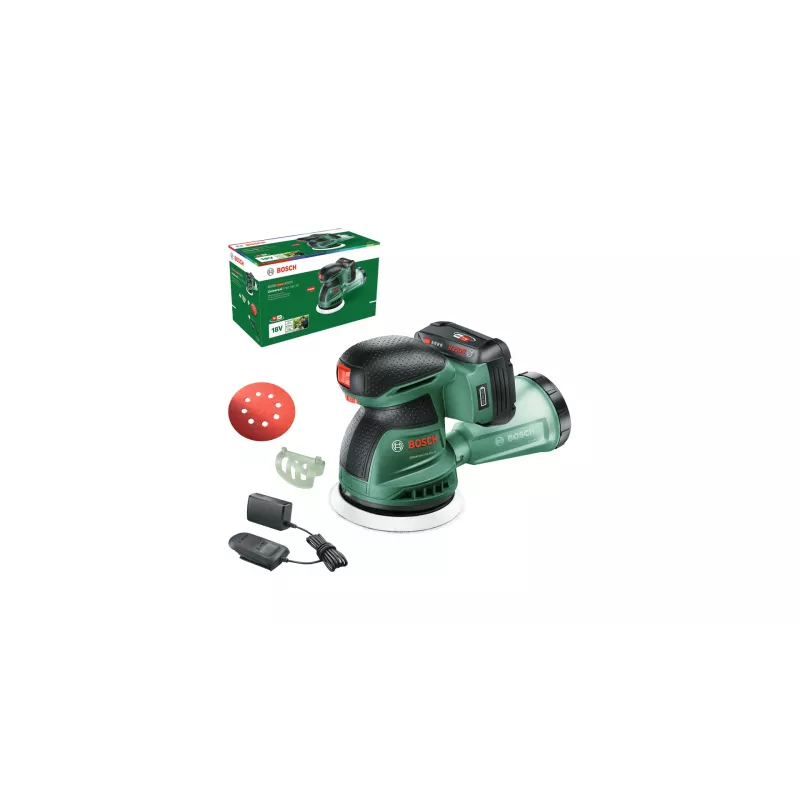 Bosch UniversalOrbit 18V-20 Orbitinis šlifuoklis 23000 OPM Juoda, Žalia