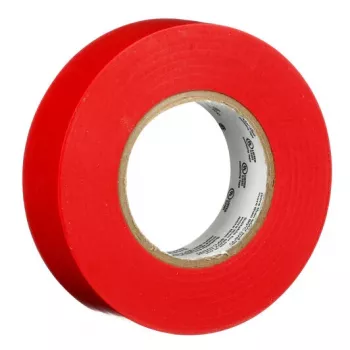 Izoliacinė juosta 3M 165RD1E, raudona, PVC, 10 m