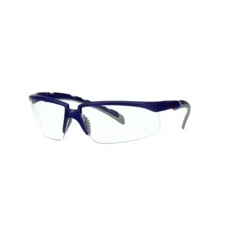 Apsauginiai akiniai 3M Solus 2000 S2001ASP-BLU, mėlyni/pilki, 20 vnt.