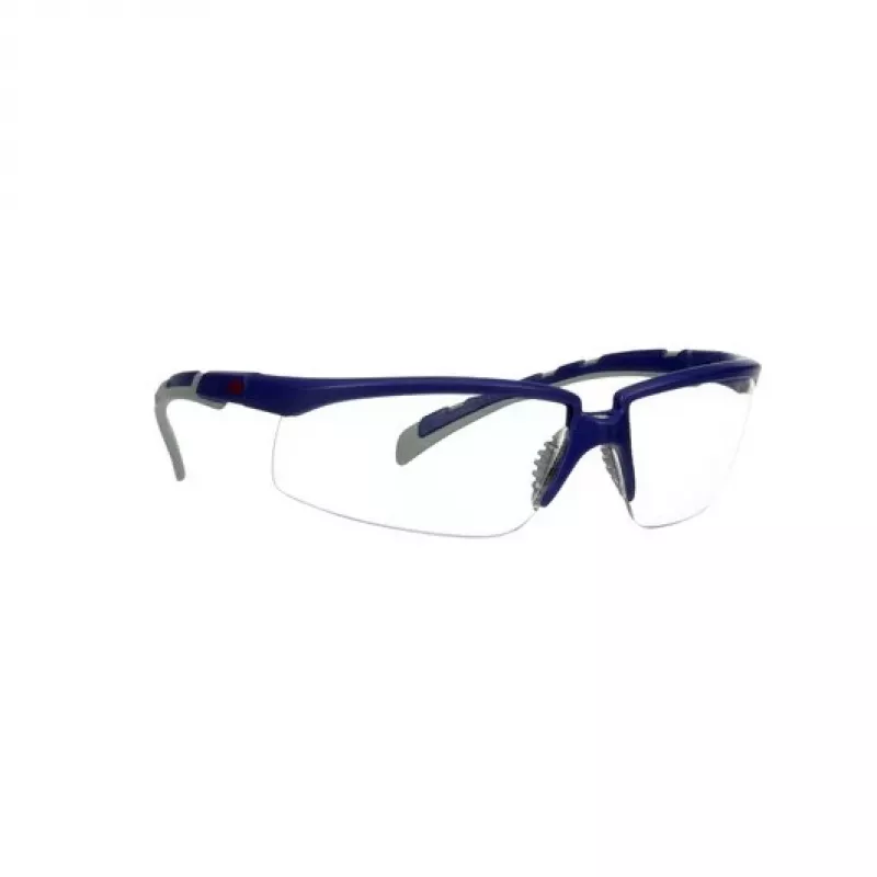 Apsauginiai akiniai 3M Solus 2000 S2001ASP-BLU, mėlyni/pilki, 20 vnt.
