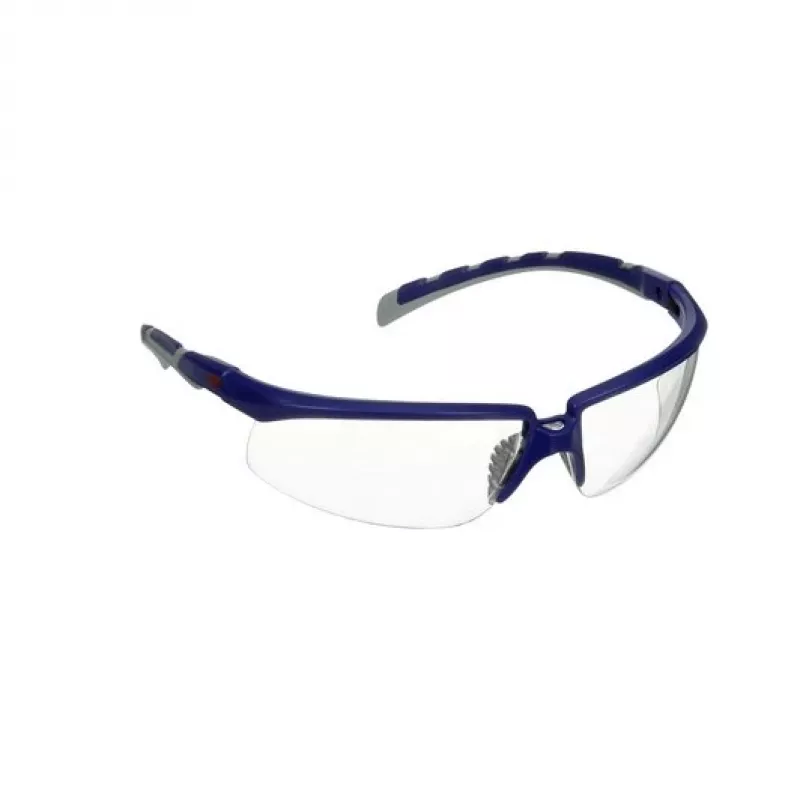 Apsauginiai akiniai 3M Solus 2000 S2001ASP-BLU, mėlyni/pilki, 20 vnt.