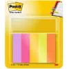 3M 7100259441 lipnūs bloknotai stačiakampiai Žalia, Oranžinė, Rožinė, Violetinė, Geltona 50 lapų