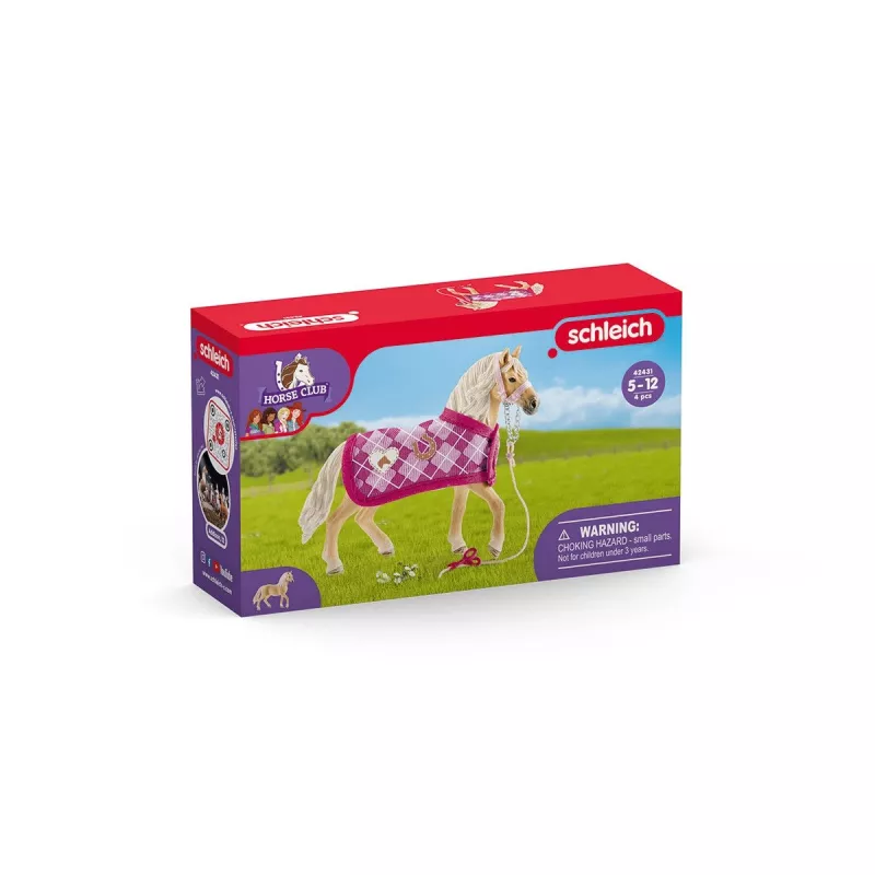 schleich HORSE CLUB Sofia mados kūrinys, Žirgai, 5 m., Ruda, Rožinė