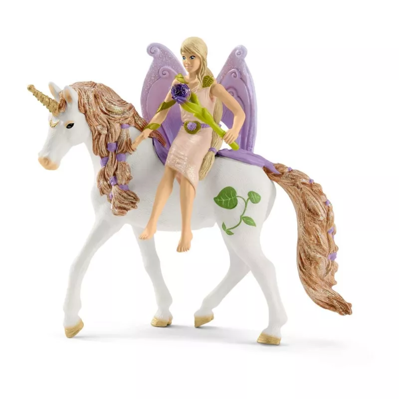 schleich BAYALA Spindintis gėlių namas su vienaragiais, ežeru ir tvartu