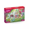 schleich BAYALA Spindintis gėlių namas su vienaragiais, ežeru ir tvartu