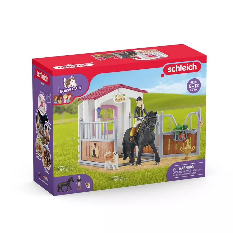 schleich HORSE CLUB Arklidė su Tori & Princess, žirgų ferma, arkliai, 5 m., įvairiaspalvis, plastikas