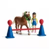 schleich Pony vikrumo treniruotė, Agility, Ūkio gyvūnai / ūkio žaislai, 3 metai, Įvairiaspalvis, Plastikas