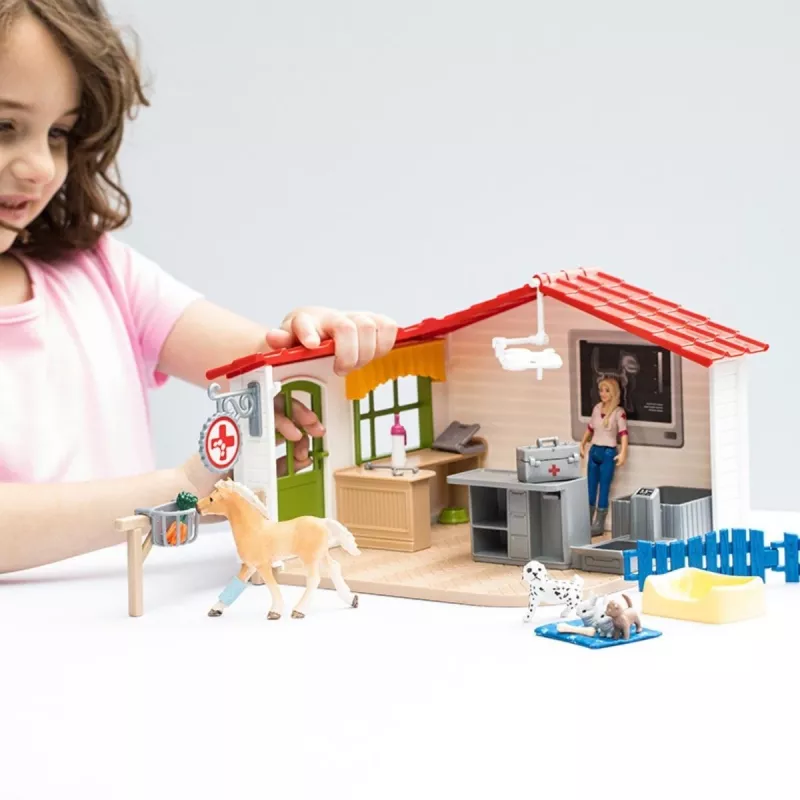 schleich Veterinarijos praktika su gyvūnais