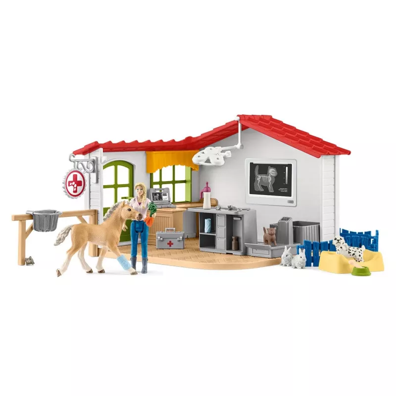 schleich Veterinarijos praktika su gyvūnais