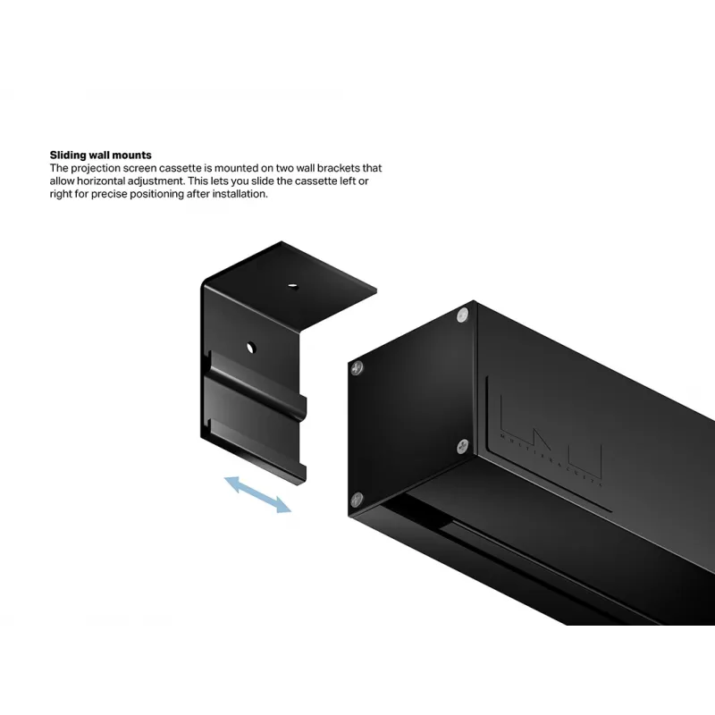 Multibrackets M 16:9 Motorizuotas Projekcinis Ekranas 300x168, 135 colių Black Edition