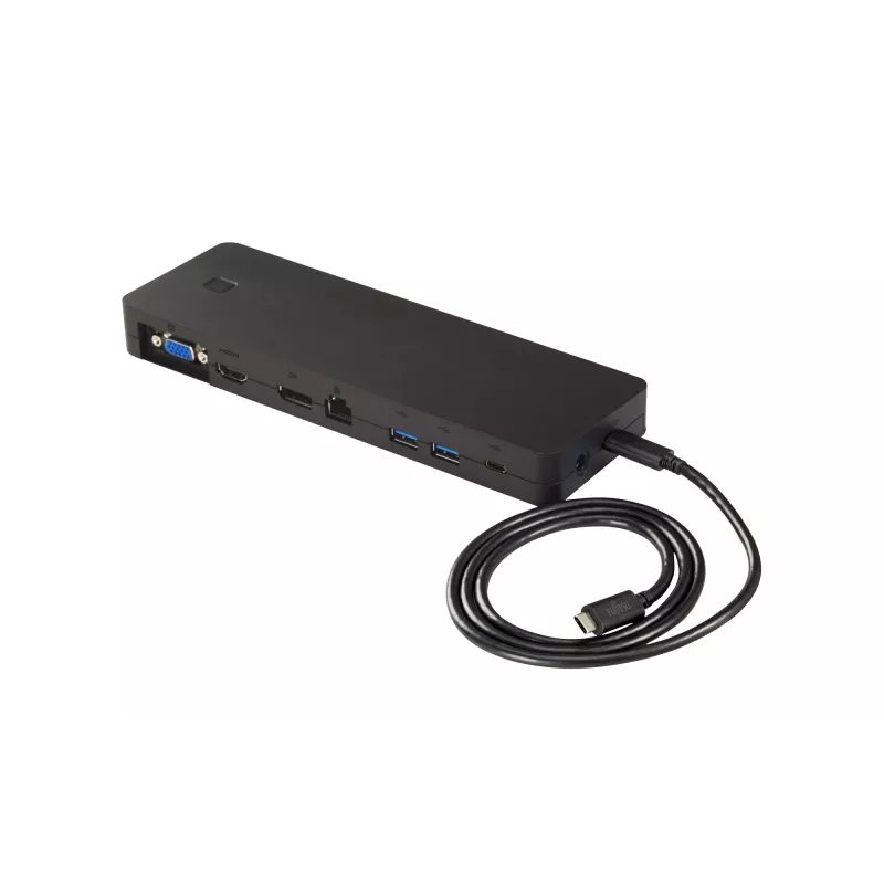 Fujitsu S26391-F1667-L100 USB-C dokas / prievadų replikatorius, laidinis, USB 3.2 Gen 1 (3.1 Gen 1) Type-C, juodas