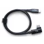 Ochno 70 cm juodas USB-C laidas, kampuotas, 0,7 m, USB C, USB C, USB 3.2 Gen 2 (3.1 Gen 2), 10 Gbit/s, Baltas