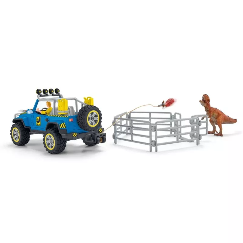 schleich Dinozaurų visureigis su dinozaurų stebėjimo postu