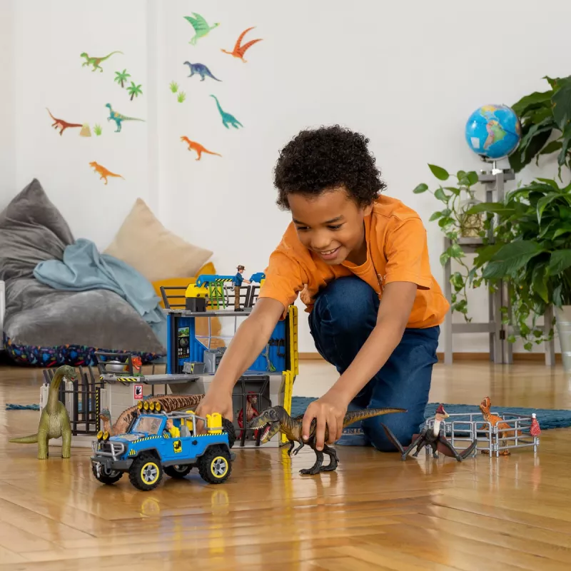 schleich Dinozaurų visureigis su dinozaurų stebėjimo postu