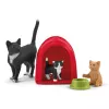 Žaidimų rinkinys Schleich FARM WORLD Žaidimų laikas mieloms katėms