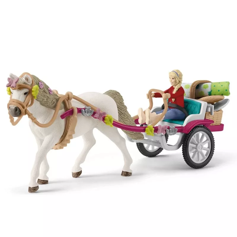 Schleich HORSE CLUB Mažas vežimas didžiajam žirgų šou