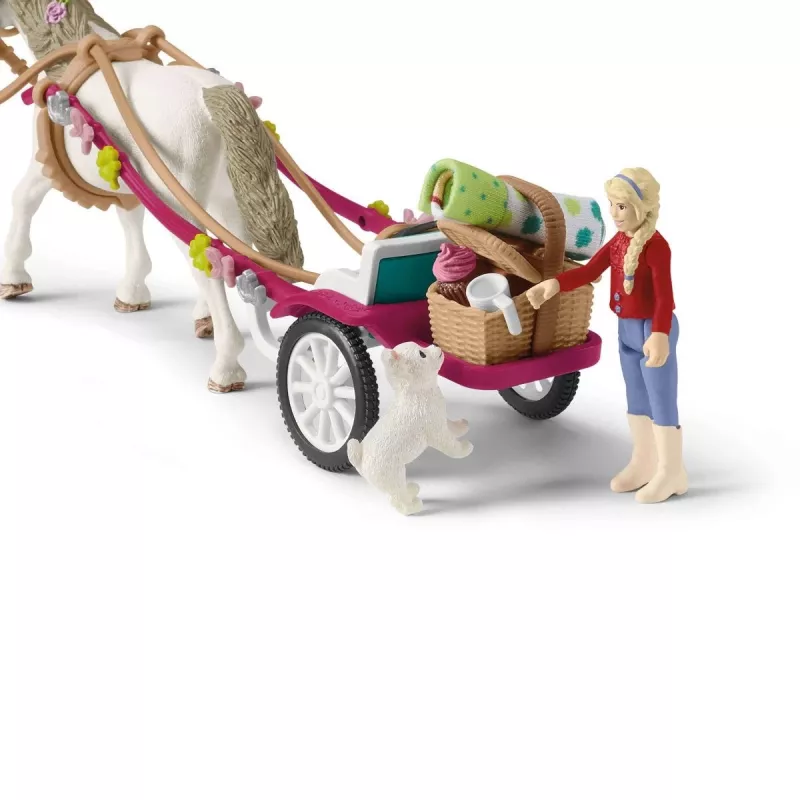 Schleich HORSE CLUB Mažas vežimas didžiajam žirgų šou