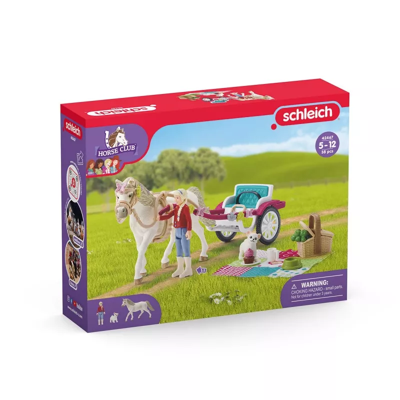 Schleich HORSE CLUB Mažas vežimas didžiajam žirgų šou
