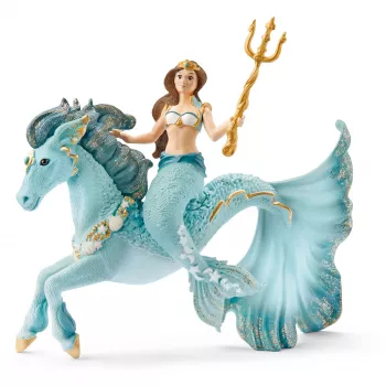 Schleich BAYALA Undinė Eyela ant povandeninio žirgo