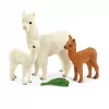 schleich WILD LIFE Alpakų rinkinys, 3 m., Laukinė gamta, Ruda, Žalia, Balta, 3 vnt.
