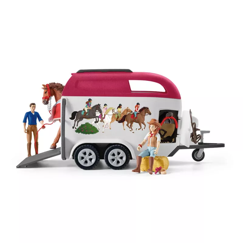 Schleich HORSE CLUB Žirgų nuotykiai su automobiliu ir priekaba