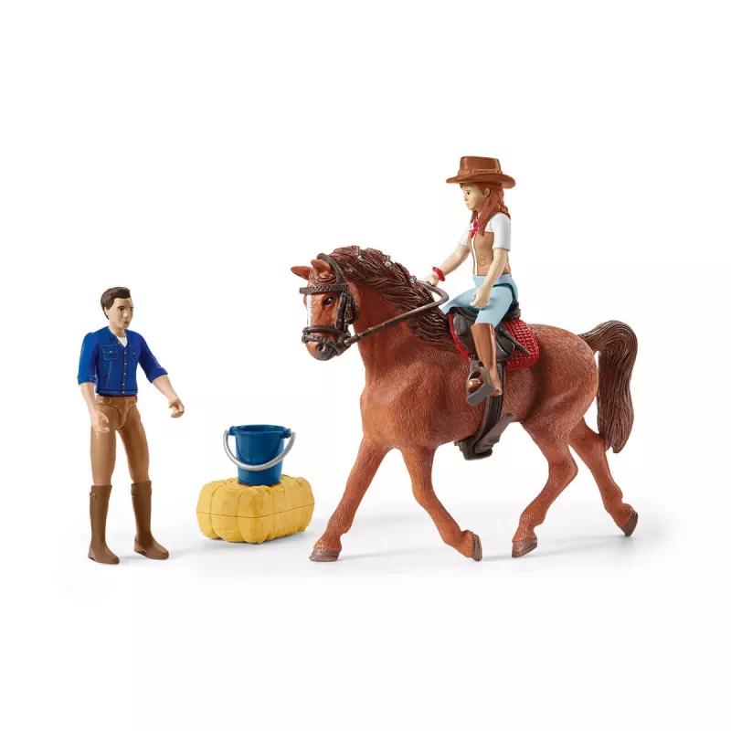 Schleich HORSE CLUB Žirgų nuotykiai su automobiliu ir priekaba