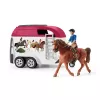 schleich HORSE CLUB Žirgų nuotykiai su automobiliu ir priekaba
