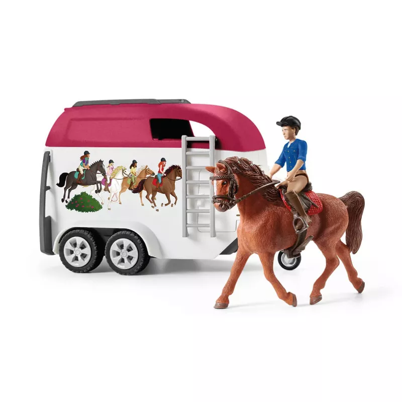 schleich HORSE CLUB Žirgų nuotykiai su automobiliu ir priekaba