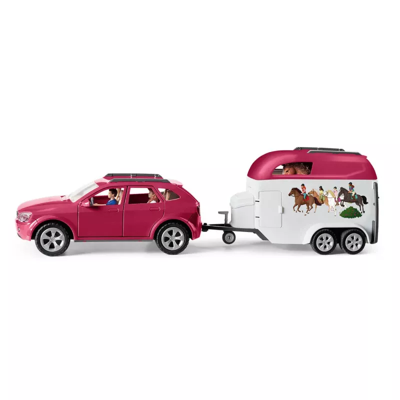 schleich HORSE CLUB Žirgų nuotykiai su automobiliu ir priekaba