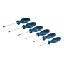 Bosch Professional 6 dalių Torx atsuktuvų rinkinys Tiesūs atsuktuvai