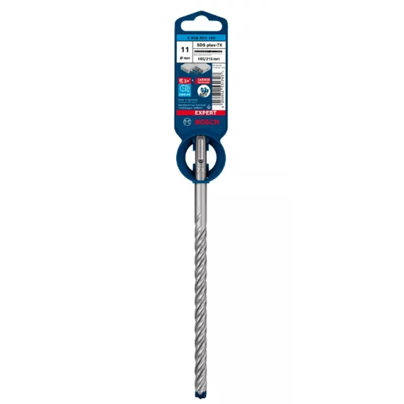 Gręžtuvas betonui Bosch Expert SDS plus-7X 1,1 cm
