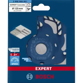Bosch 2 608 900 651 šlifavimo ir šveitimo antgalis betonui, 12,5 cm